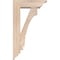 Ekena Millwork Imperial Traditional Smooth Bracket w/ Offset Brace, Douglas Fir, 5 1/2"W x 16"D x 28"H BKT0604X16X28IMP01SDF - alternate 3